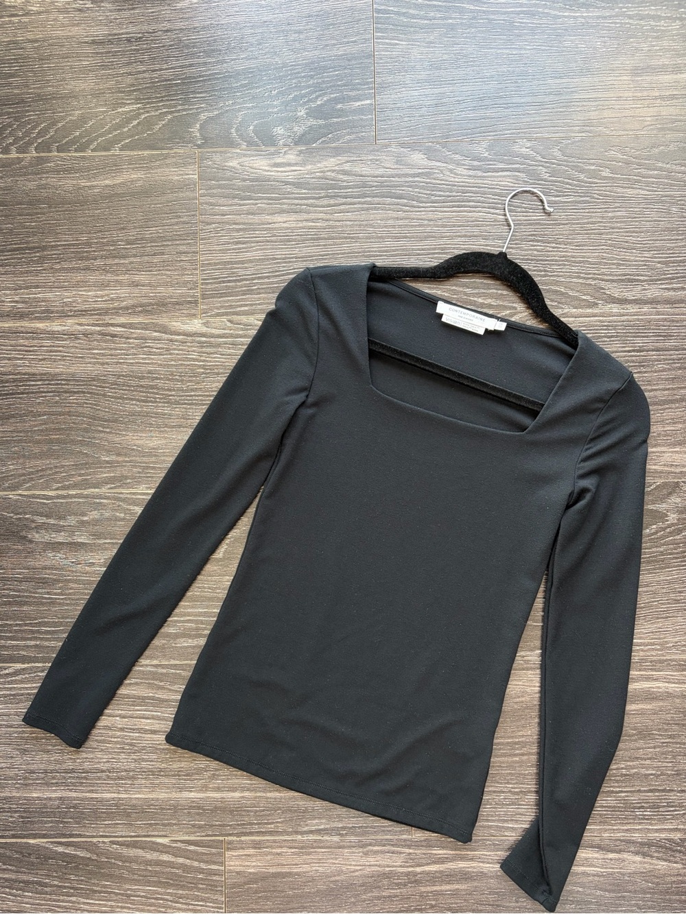 Contemporarie Square Neck Long Sleeve